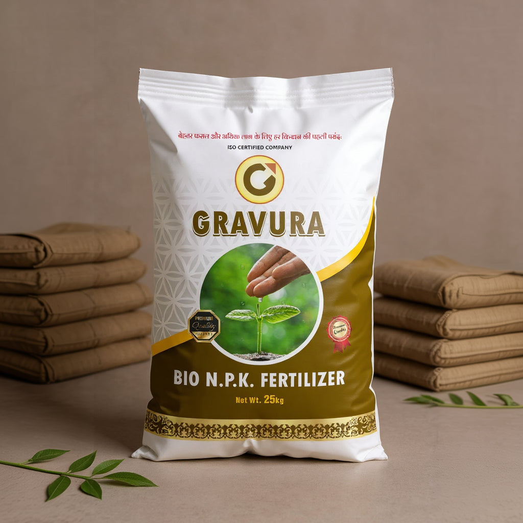 GR124 - Premium Bio NPK Fertilizer Packaging Design