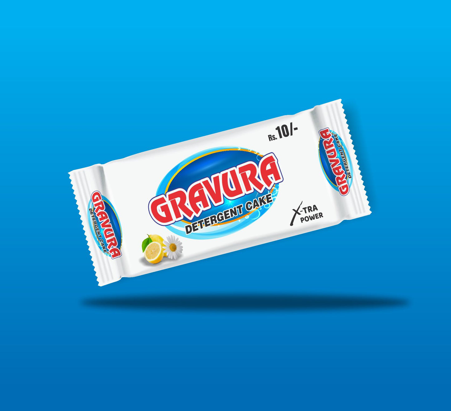 GR48 - Fresh & Clean Detergent Cake Packaging Design Template