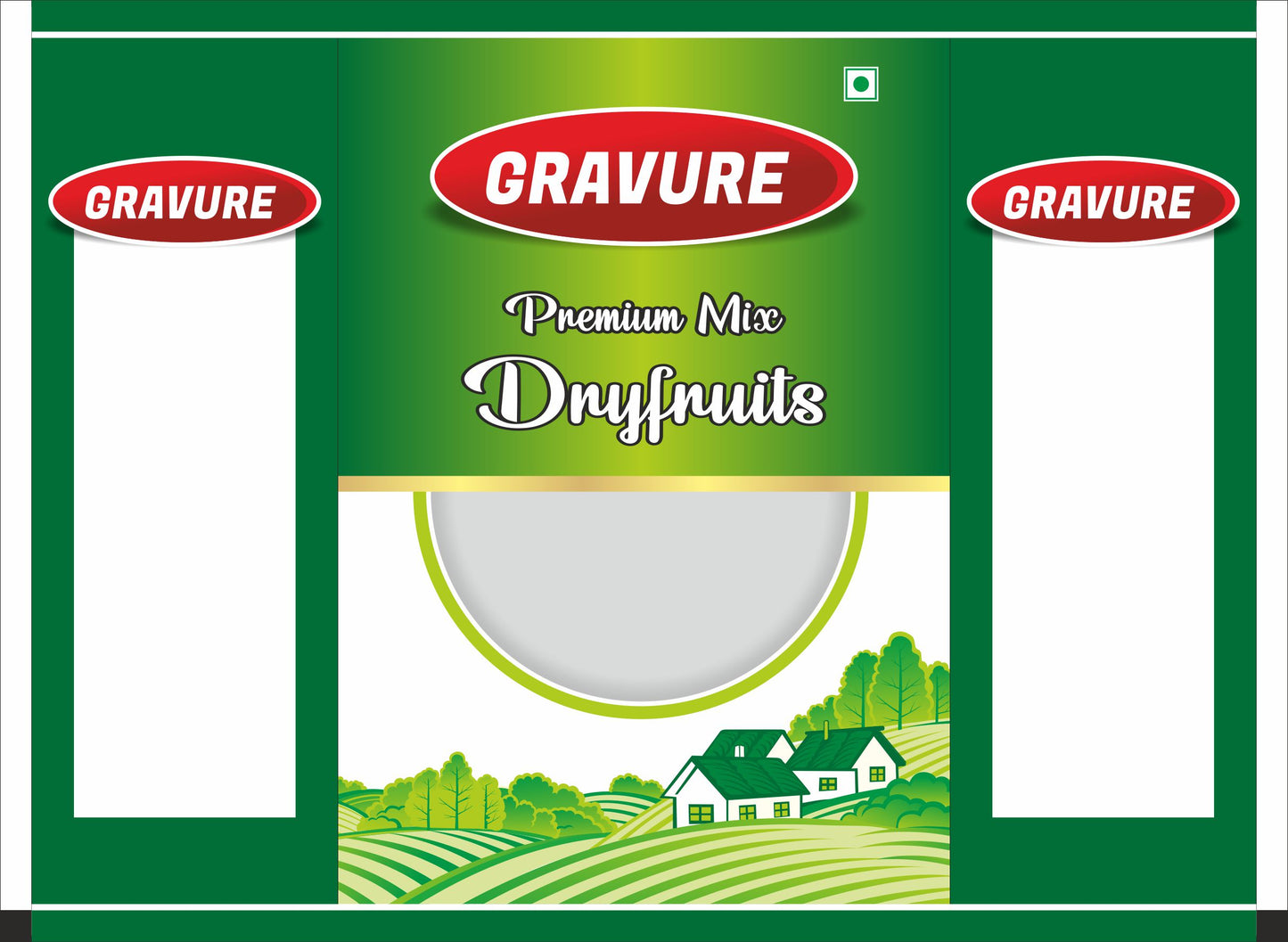 GR143 - Premium Dry Fruit Mix Pouch Design