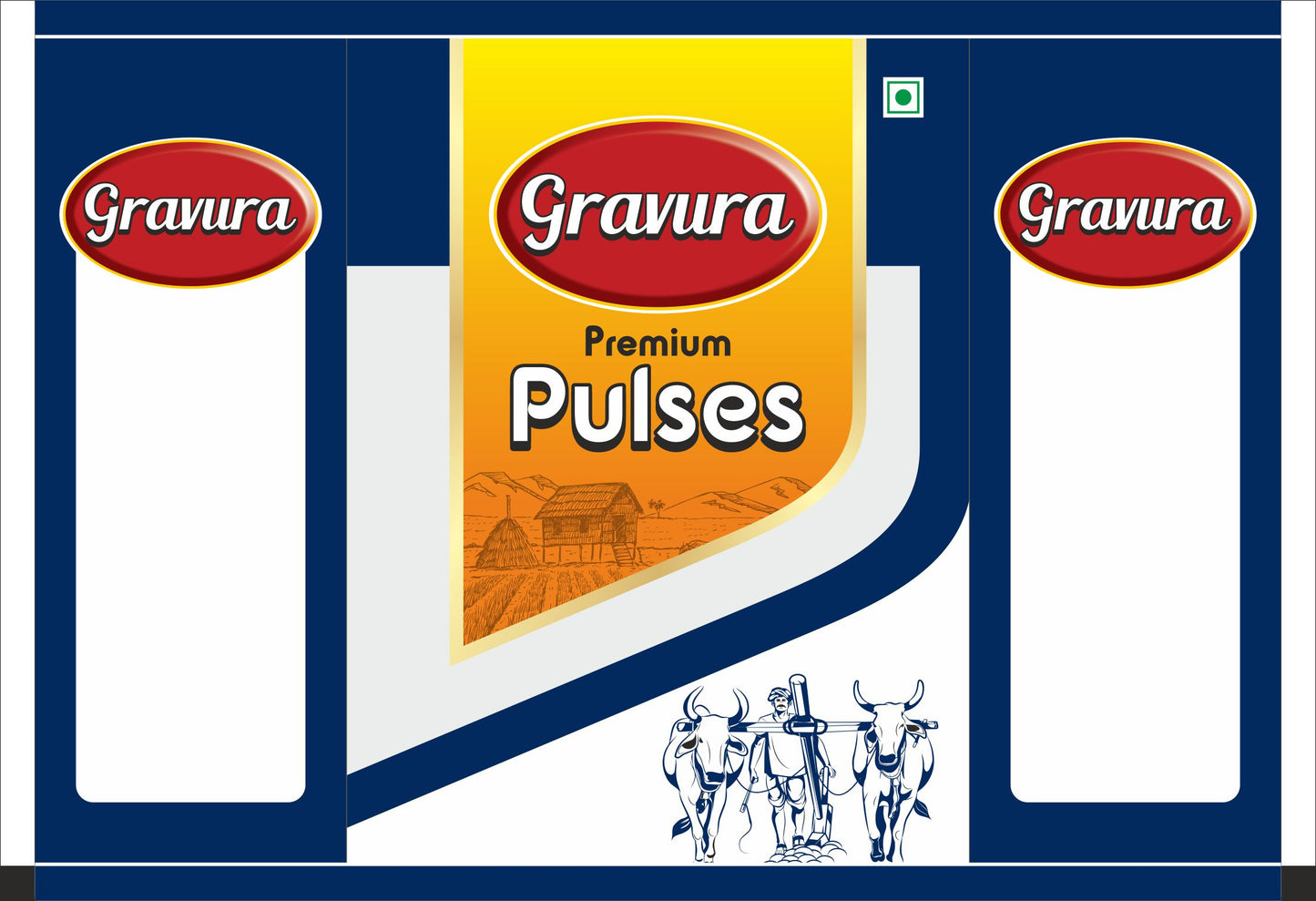GR84 - Traditional Flexible Pouch Packaging Design for Pulses & Grains