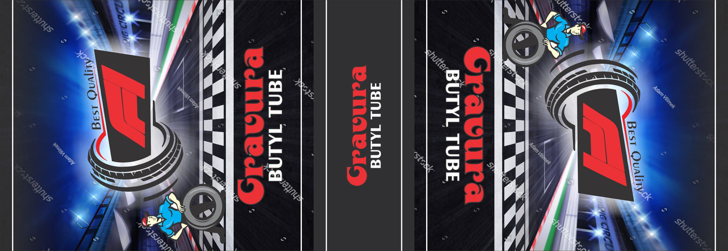GR-21 - Racing-Inspired Butyl Tube Packaging Design – Bold, Dynamic & Track-Ready Aesthetics