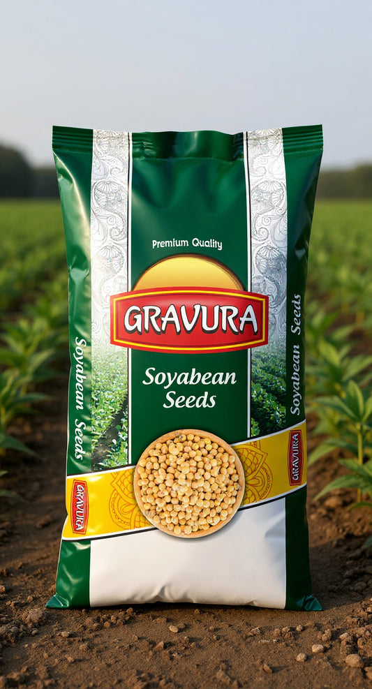 GR96 - Professional Soyabean Seeds Packaging Design Template