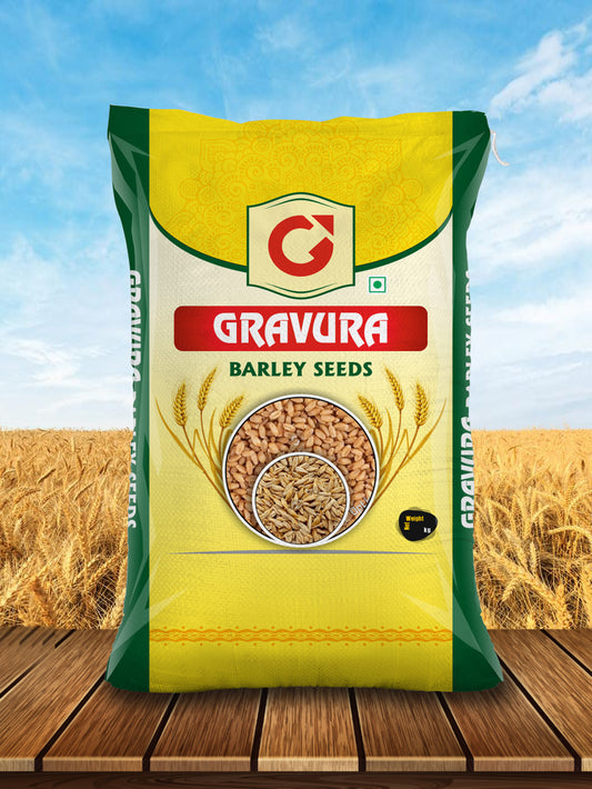 GR101 - Classic Wheat & Barley Seeds Packaging Design Template