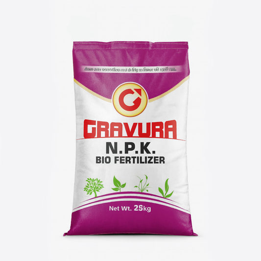 GR122 - Elegant NPK Bio Fertilizer Packaging Design