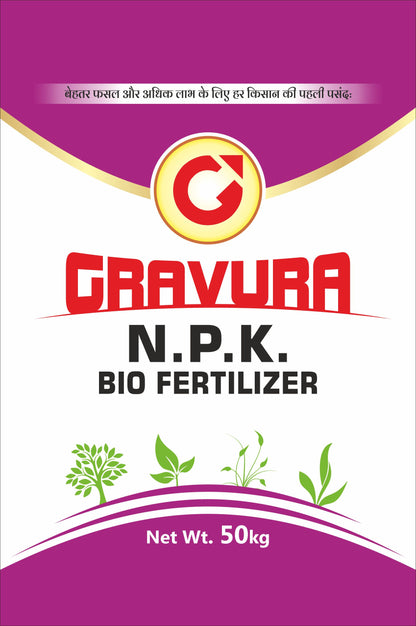 GR122 - Elegant NPK Bio Fertilizer Packaging Design