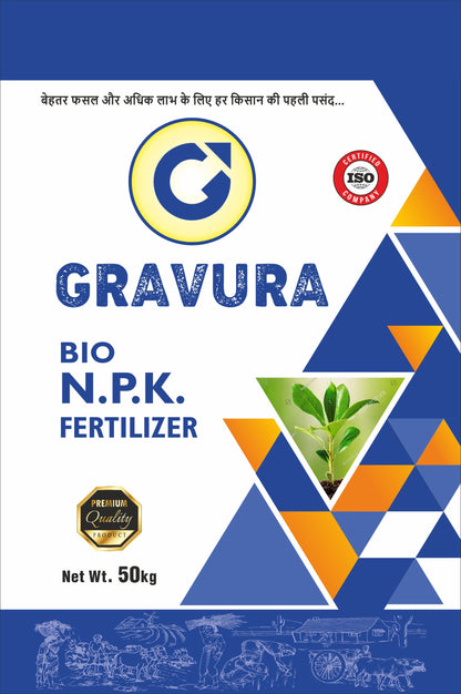 GR123 - Geometric NPK Bio Fertilizer Packaging Design