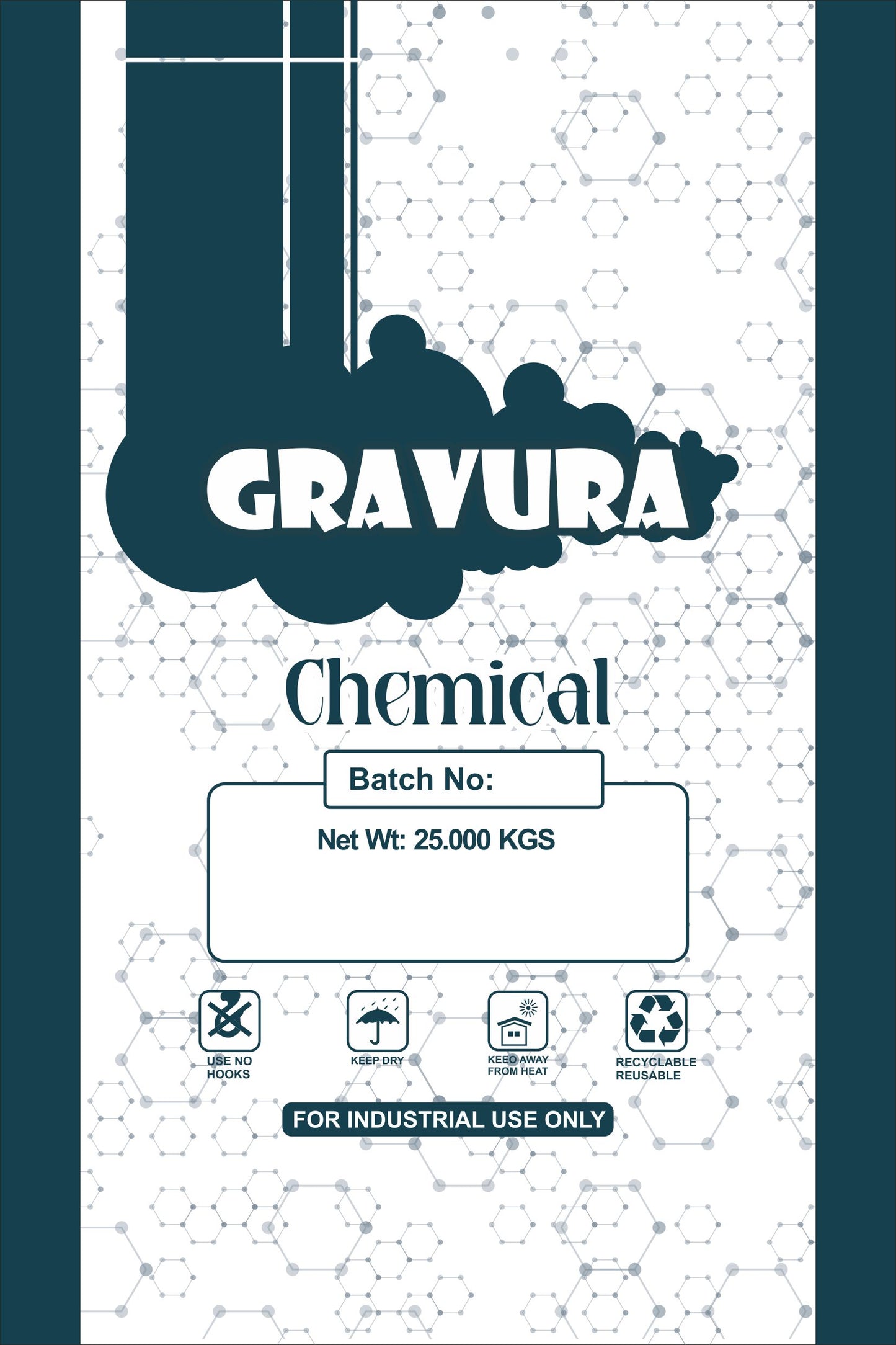 GR180-Industrial Chemical BOPP Bag Design Template