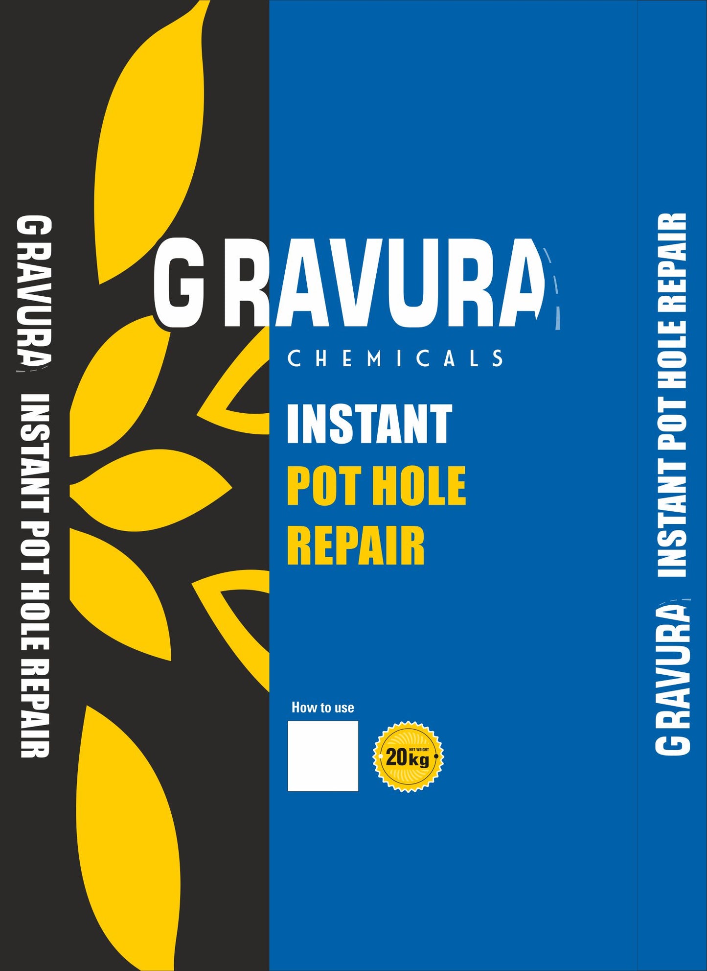 GR185-Instant Pothole Repair BOPP Bag Design