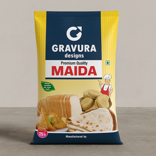 GR133 - Premium Maida Flour Packaging Pouch Design