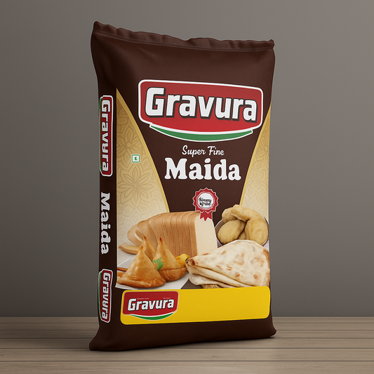 GR135 - Elegant Maida Flour Packaging Pouch Design