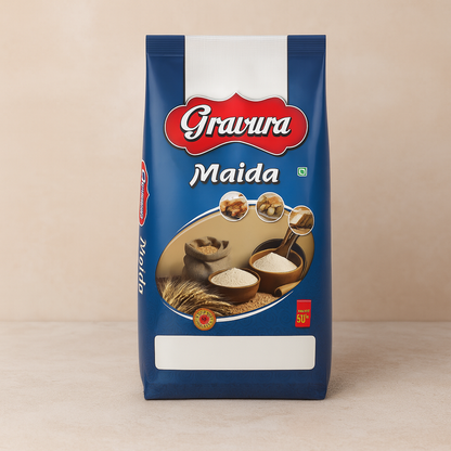 GR136 - Vibrant Maida Flour Packaging Pouch Design
