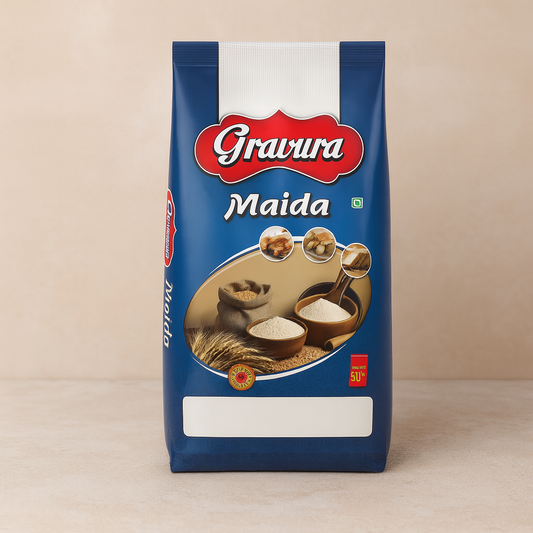 GR136 - Vibrant Maida Flour Packaging Pouch Design