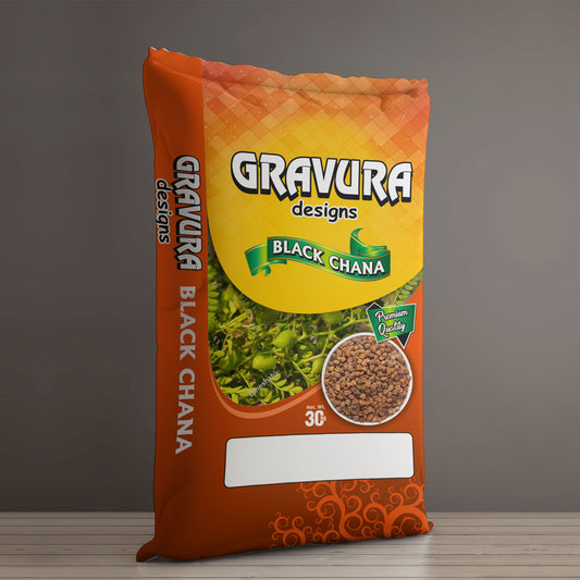 GR-15 - Premium Black Chana Packaging Design – BOPP Bag