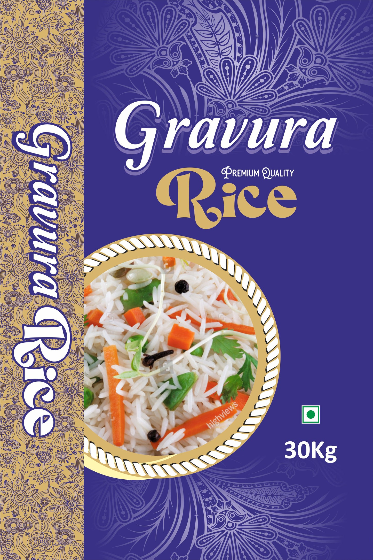 GR199-Premium Rice BOPP Bag Packaging Design