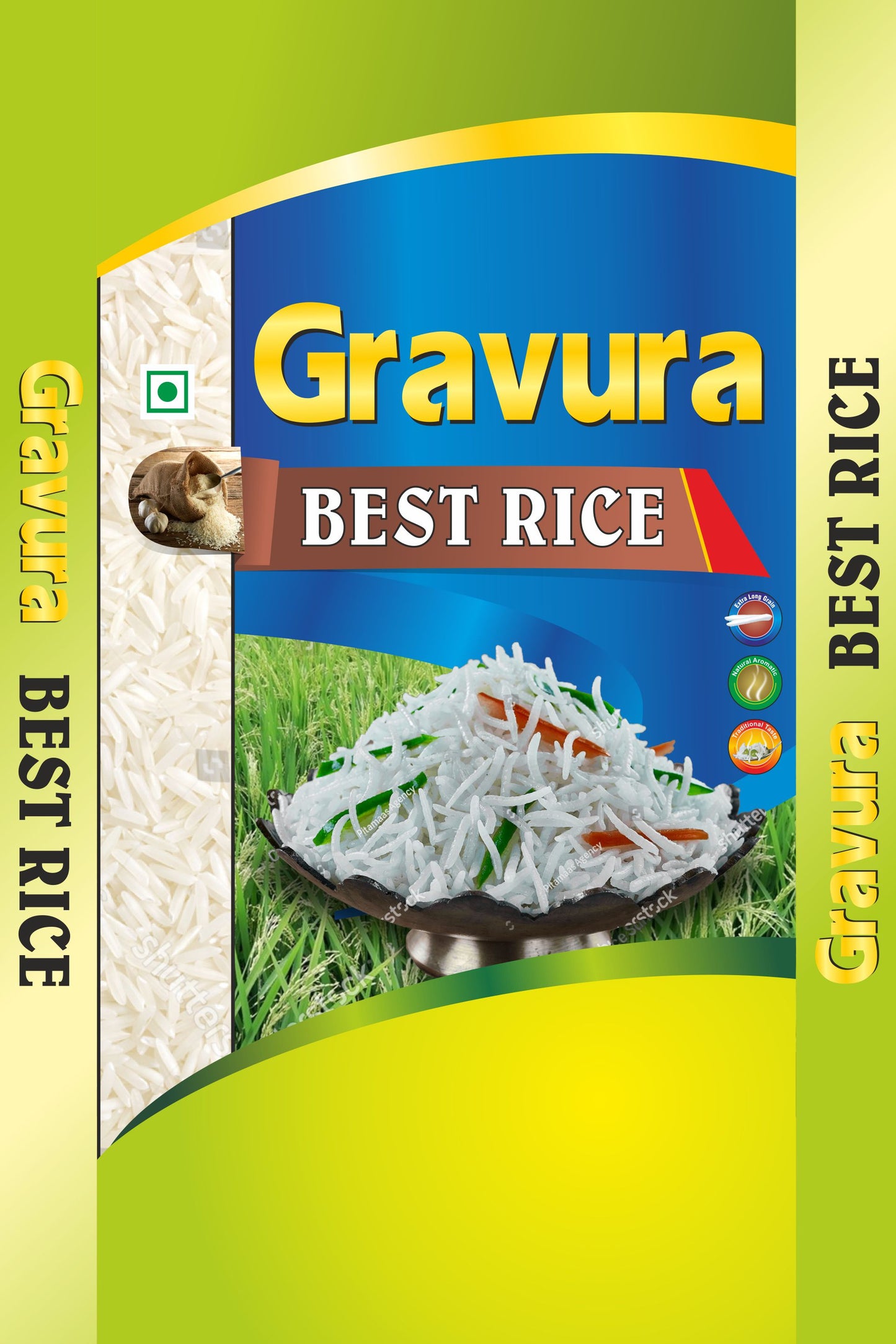 GR200-Best Rice BOPP Bag Packaging Design