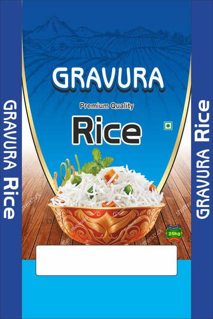GR202-Premium Rice BOPP Bag Design Template