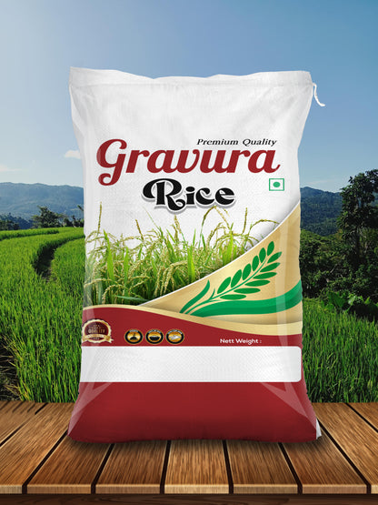 GR92 - Premium Classic Rice Packaging Design Template