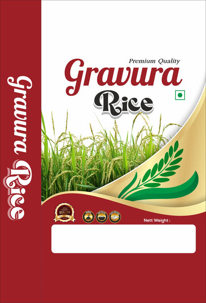 GR92 - Premium Classic Rice Packaging Design Template