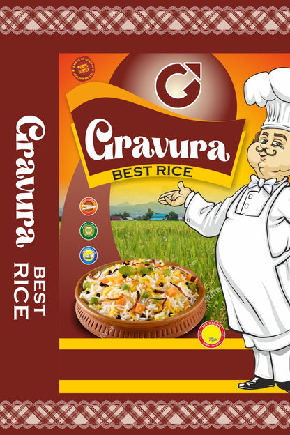 GR94 - Chef-Inspired Best Rice Packaging Design Template