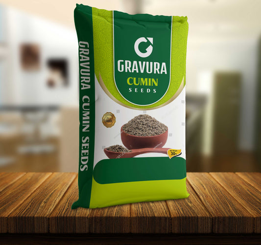 GR63 - Modern Cumin Seeds BOPP Bag Packaging Design