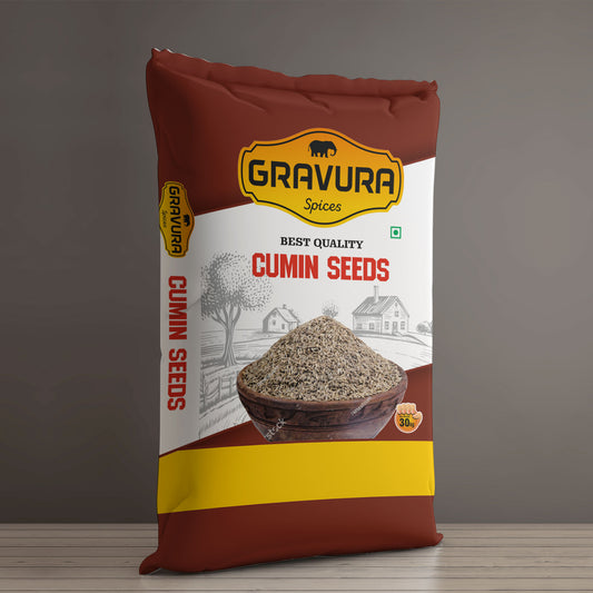 GR65 - Rustic Cumin Seeds BOPP Bag Packaging Design