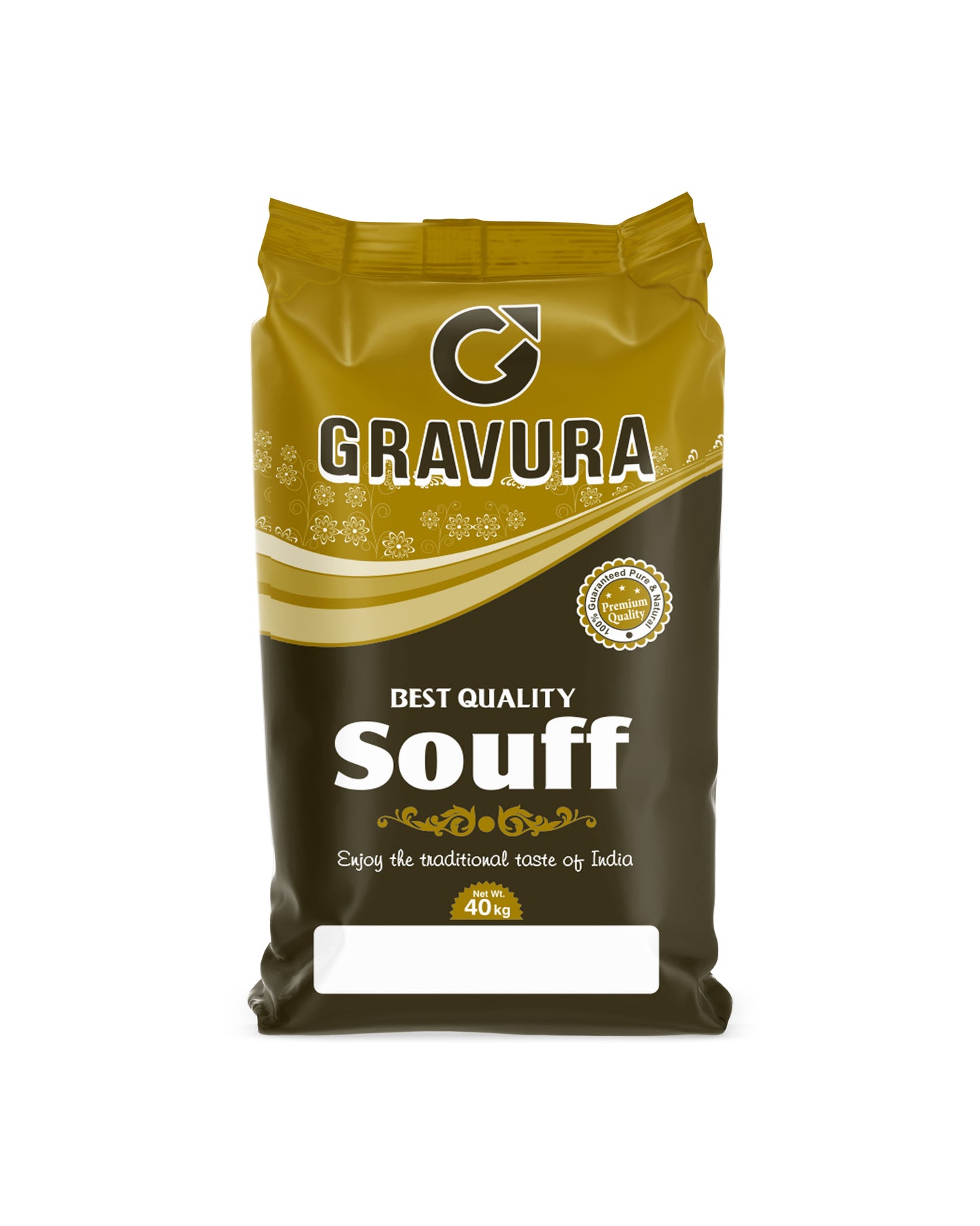 GR66 - Premium Souff (Fennel Seeds) BOPP Bag Packaging Design
