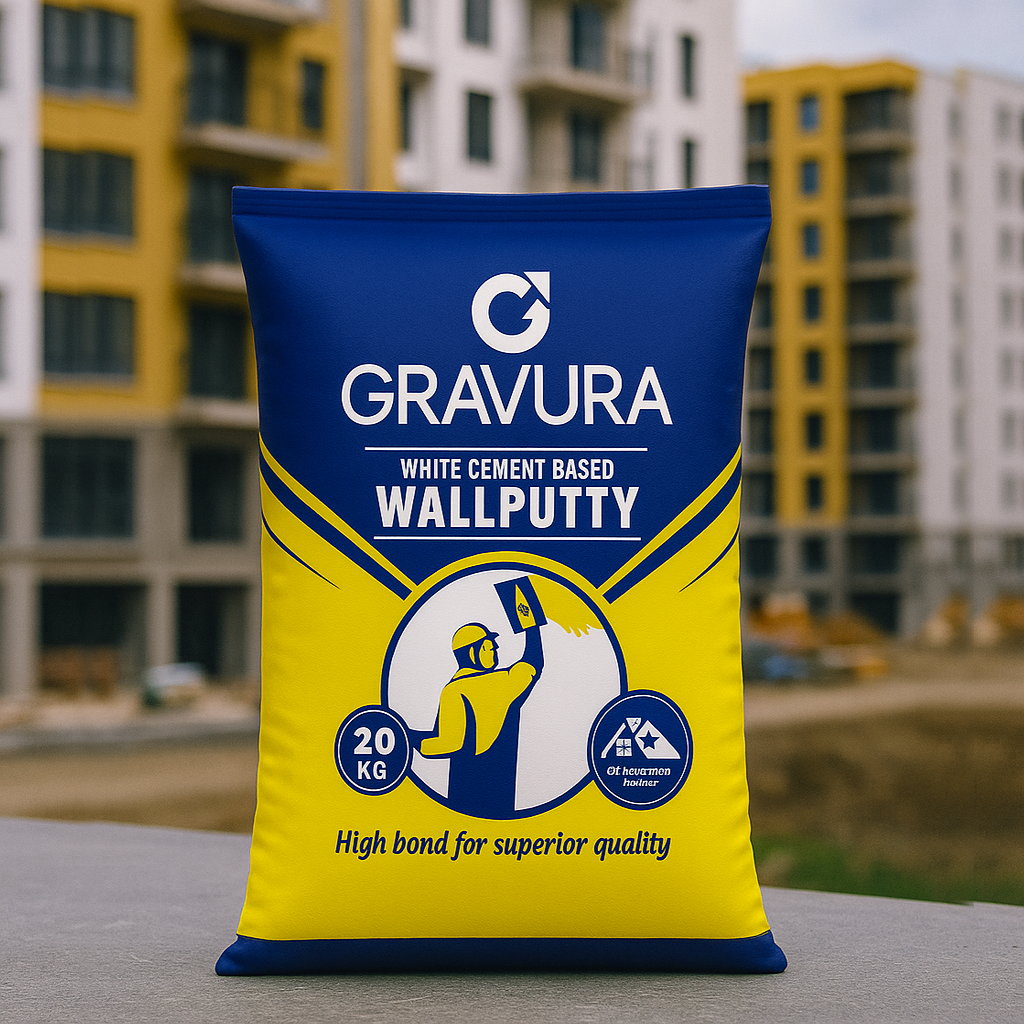 GR138 - Modern Wall Putty Packaging Pouch Design
