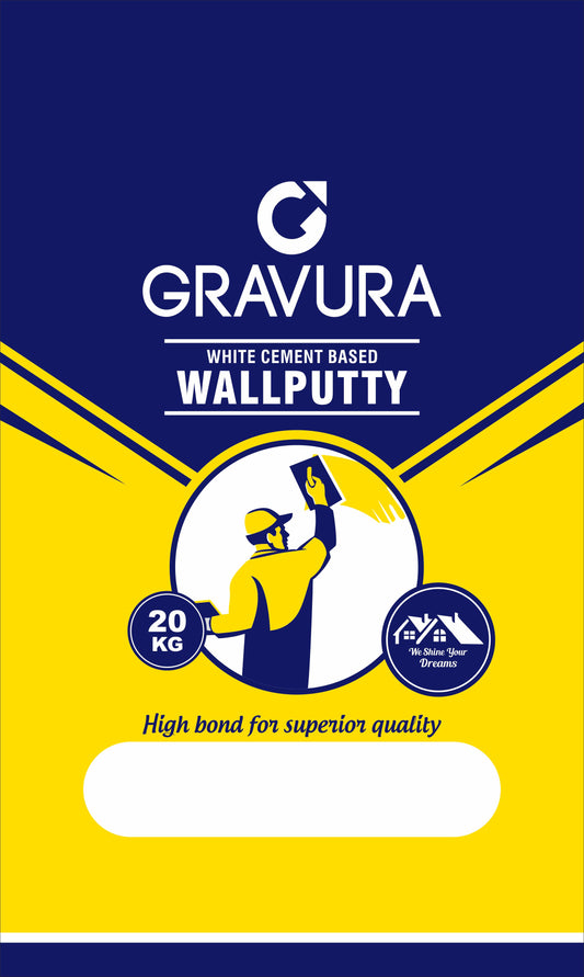 GR138 - Modern Wall Putty Packaging Pouch Design
