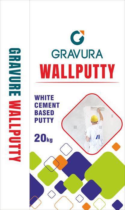 GR140 - Vibrant Wall Putty Packaging Pouch Design
