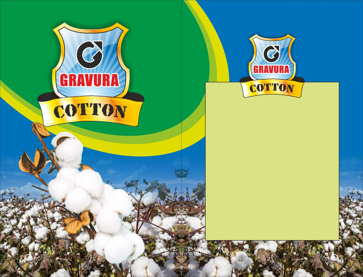 GR59 - Professional Cotton Packaging Design Template