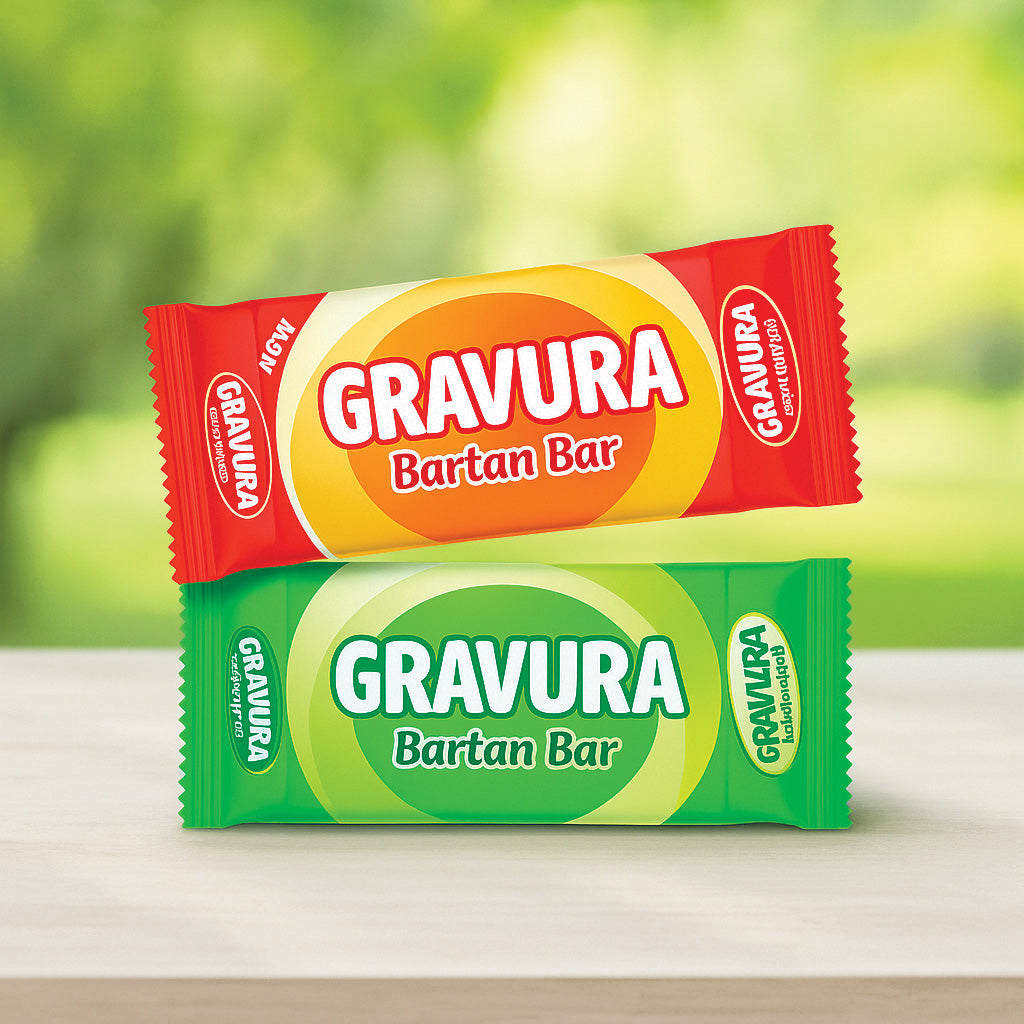 GR169-Bold Red Detergent Bar Wrap Design