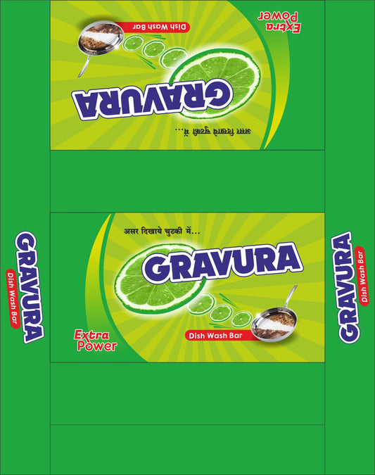 GR174-Extra Power Lime Dish Wash Bar Wrap Set