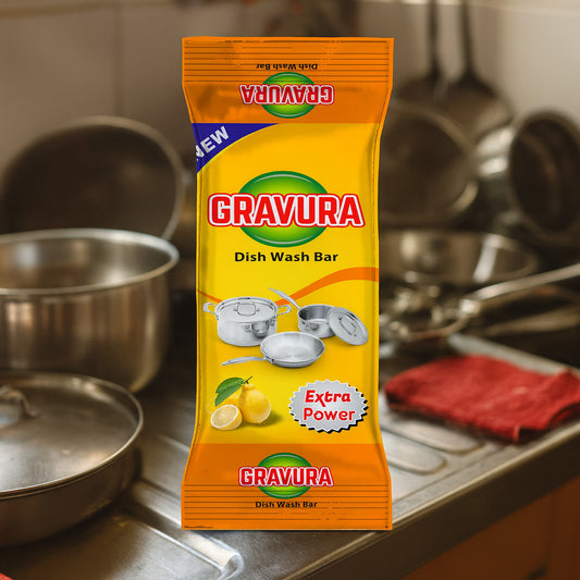 GR175-Orange Extra Power Dish Wash Bar Wrap Design