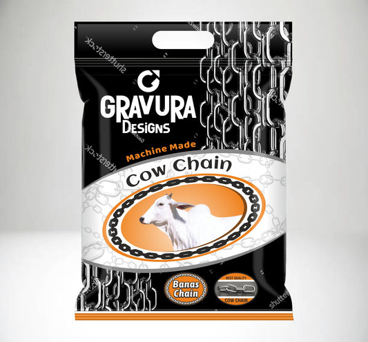 GR-18 - Heavy-Duty Chain Packaging Design – Industrial Chrome Concept