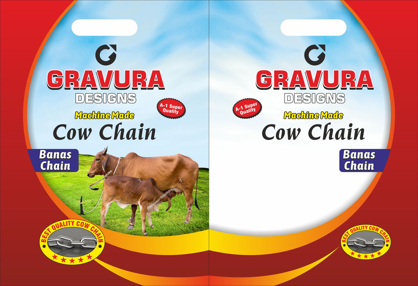 GR-19 - Pastoral Utility Chain Packaging Design – Rural Livestock Theme