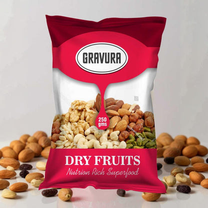 GR102 – Elegant Pouch Packaging Design for Dry Fruits & Nuts