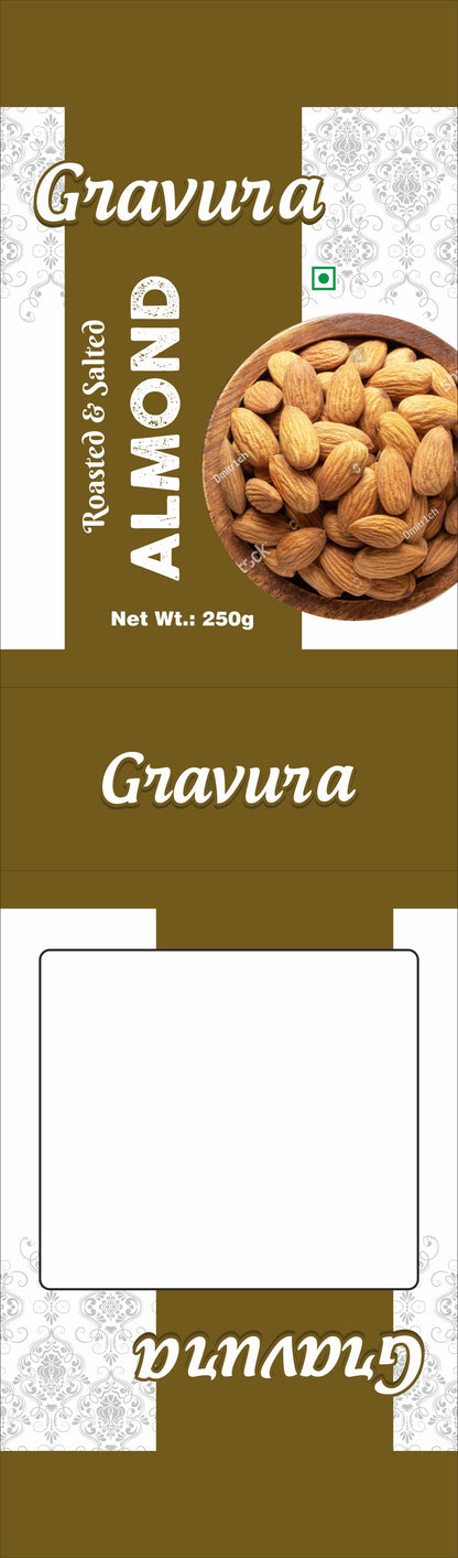 GR106 - Vintage-Inspired Pouch Packaging Design for Roasted & Salted Cashews