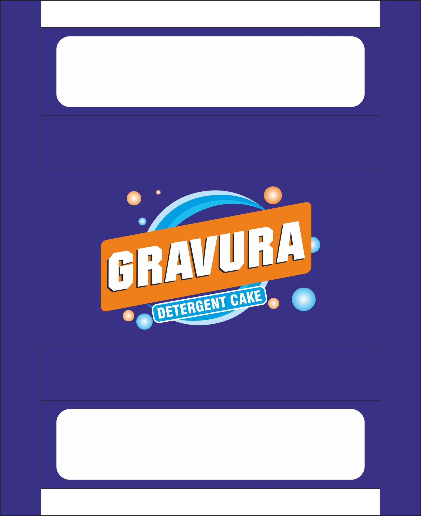 GR159-Blue Detergent Cake Paper Wrap Design