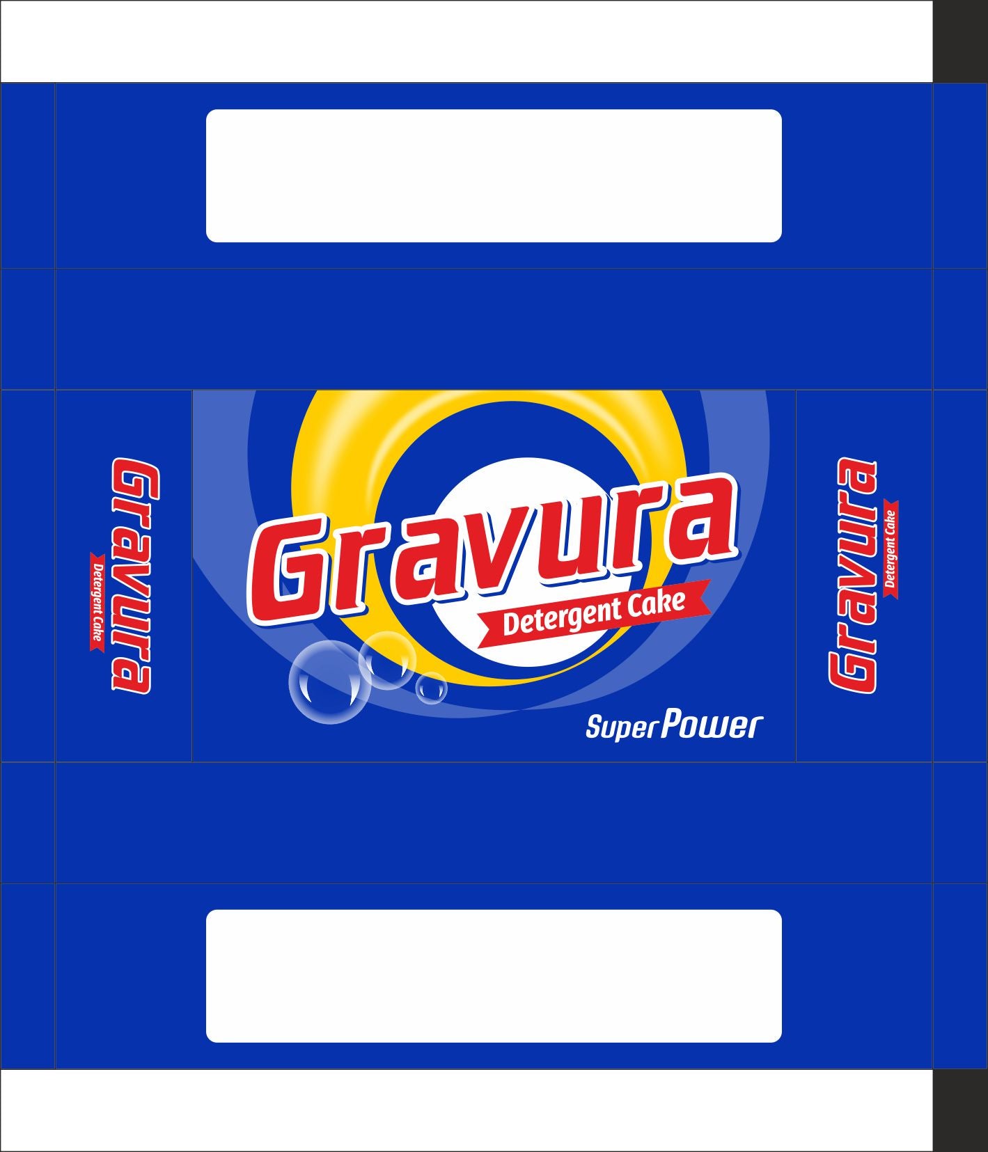 GR161-Multi-Color Detergent Cake Wrap Design Template