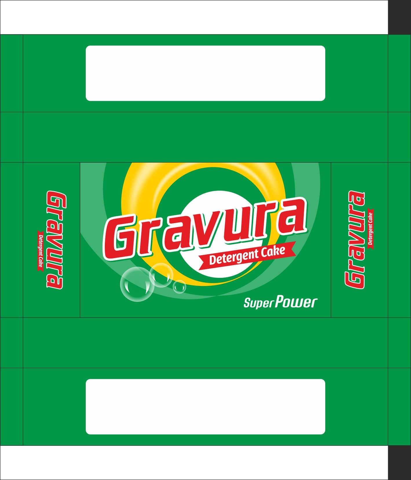 GR161-Multi-Color Detergent Cake Wrap Design Template