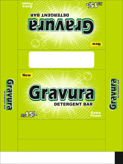 GR164-Green Extra Power Detergent Bar Wrap Design