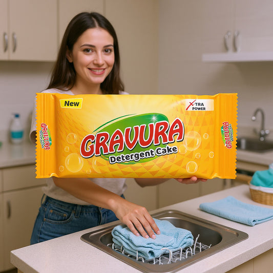 GR165-Orange X-Tra Power Detergent Cake Wrap Design
