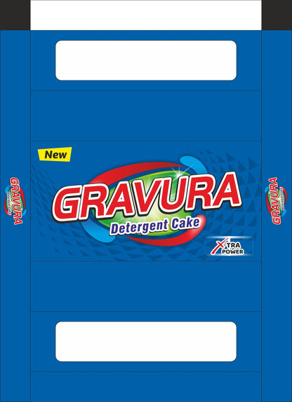 GR166-White X-Tra Power Detergent Cake Wrap Design