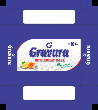 GR47 - Power-Packed Detergent Cake Packaging Design TemplateE