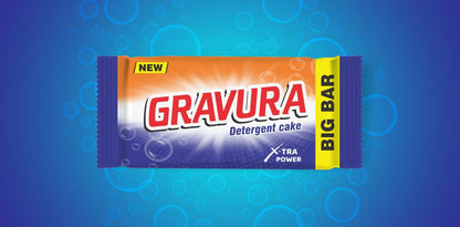 GR50 - "BIG BAR" Detergent Cake Packaging Design with Power Burst Effect