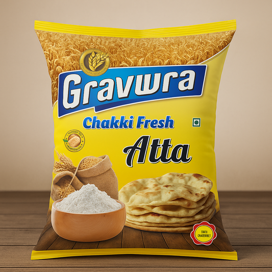 GR148 - Chakki Fresh Atta Flour Pouch Design