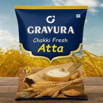 GR149 - Chakki Fresh Atta Flour Pouch Design Blue