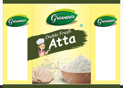GR150 - Fine Chakki Fresh Atta Flour Pouch Design -