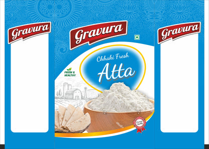 GR192- Fresh Atta Pouch Packaging Design