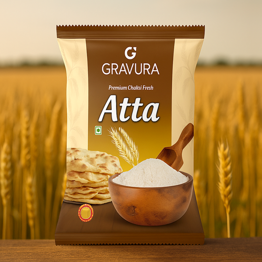 GR193- Premium Atta Pouch Packaging Design